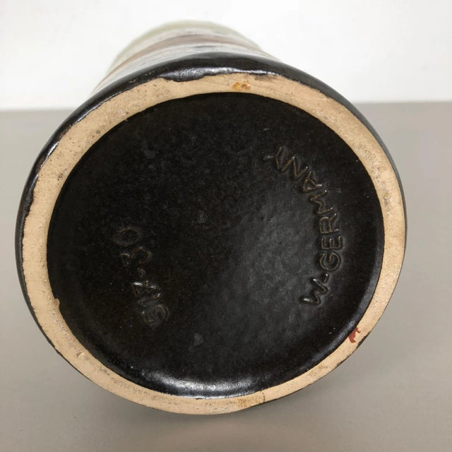 Vintage German Bauhaus Ceramic Studio Pottery from Scheurich, 1970s For Sale - Image 12 of 13