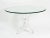 Sabre Bent Lucite Table With Glass Top For Sale In New York - Image 6 of 7