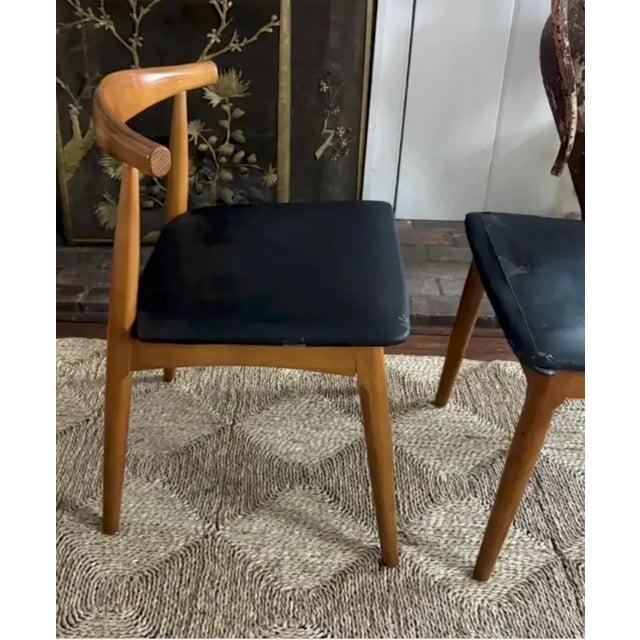 Hans Wegner Hans Wegner Elbow Chairs For Sale - Image 4 of 9