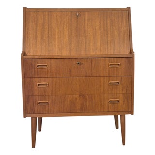 Vintage Norwegian Secretaire in Teak, 1960s For Sale