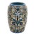Signed Aguado Toledo Spanish Ceramic Floral Relief Vase For Sale