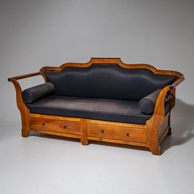Antique Biedermeier Sofa, 1830 For Sale - Image 3 of 9