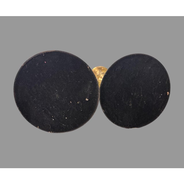 Pair of 19" Antique Gothic Church Altar Brass Gilt Finish Pricket Candlesticks For Sale - Image 4 of 5