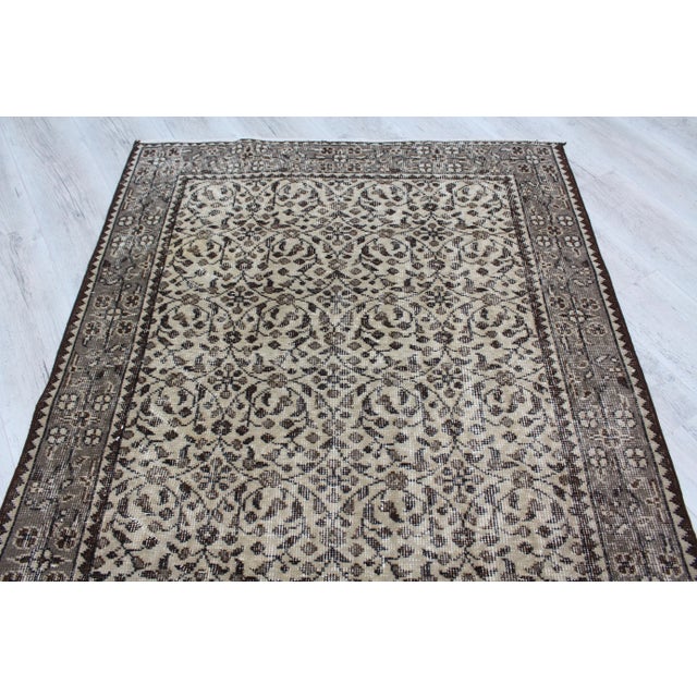 Vintage Turkish Area Rug - 46"x 80.5" For Sale - Image 9 of 11
