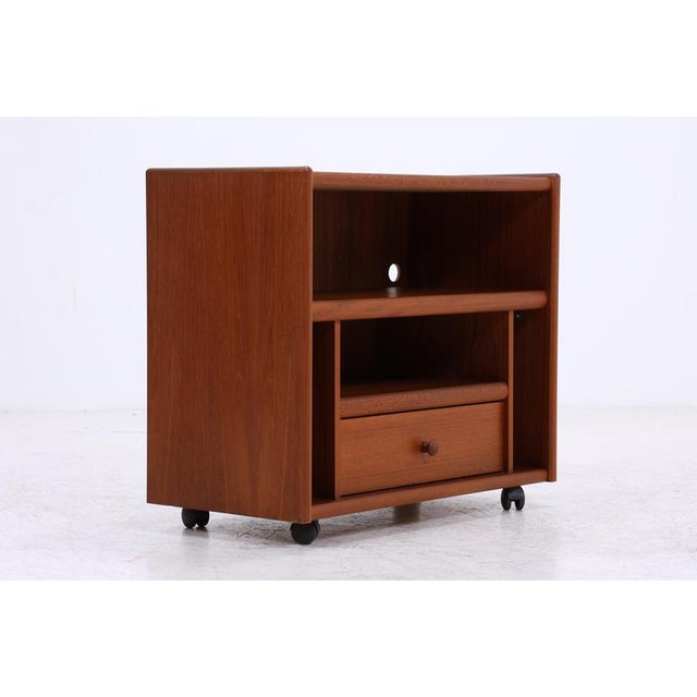 Vintage Teak Record Cabinet, 1970s For Sale - Image 14 of 16