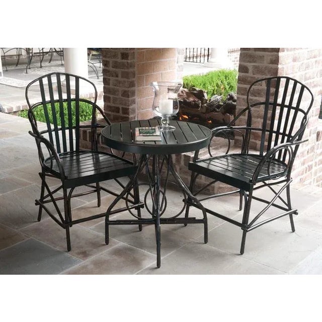 Our faux bois aluminum arm chair is moulded from our original wood version, perfect for anywhere you need great looking...