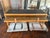 This one‑of‑a‑kind custom console table, originally made for a Burberry retail installation, is a sculptural fusion of...