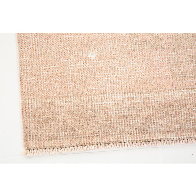 Turkish Runner Rug in Faded Beige and Brown For Sale - Image 14 of 18
