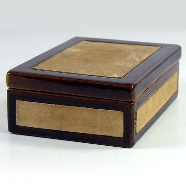 Beige Italian Ceramic Box from SC3, 1970s For Sale - Image 8 of 11