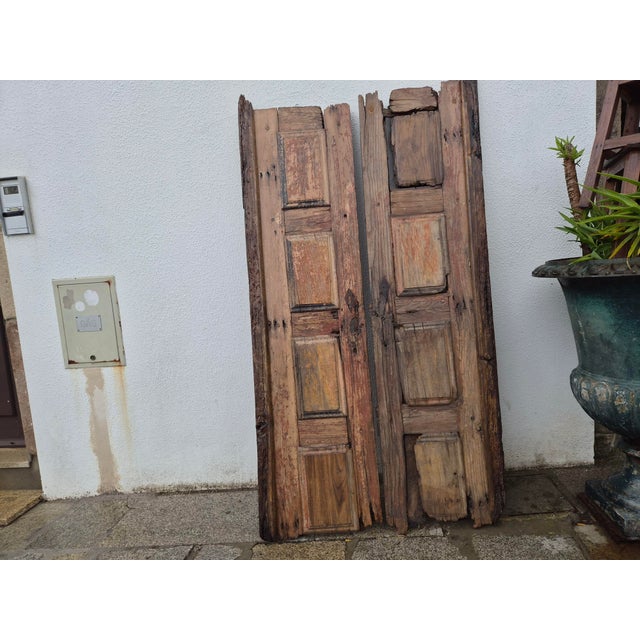 Vintage Chestnut Doors, Set of 2 For Sale - Image 4 of 18