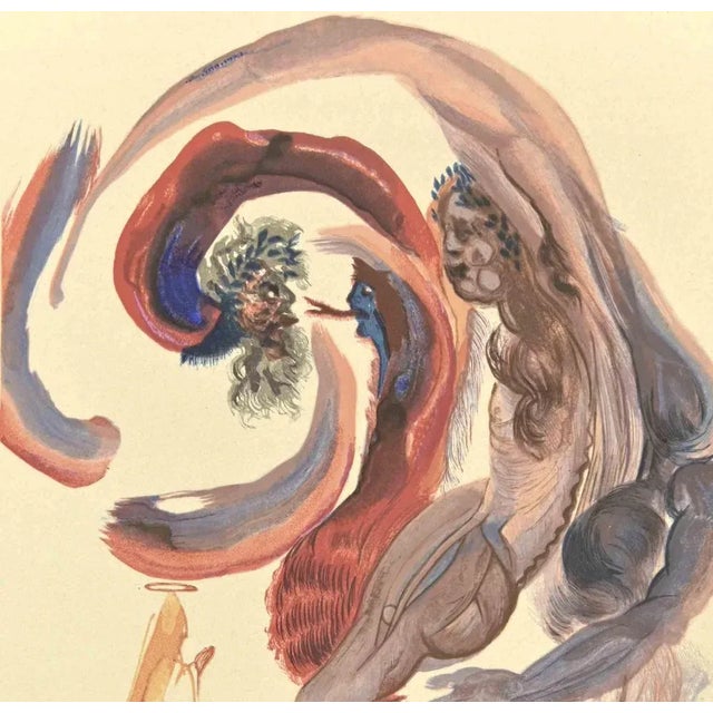 Modern Salvador Dali, The Forth Terrace, Woodcut, 1963 For Sale - Image 3 of 4