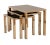 Gold Hollywood Regency Gold Plated Nesting Tables from Belgo Chrome, 1970, Set of 3 For Sale - Image 8 of 8