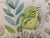 Textile 16" Square Pillow Decorated With Colorful Allium, Clover Flowers & Birds - Made in Uk. For Sale - Image 7 of 10