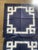 4 EURO PILLOW THROW PILLOW COVERS WITH ZIPPER ,GREEK KEY DESIGN,SOFT FABRIC,WASHABLE 24" X 24" 2 white with navy 2 navy...