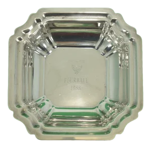 1988 Myopia Hunt Club FourBall Sterling Ashtray