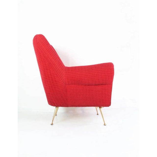 Set of Mid-Century Armchairs by Gigi Radice for Minotti, Italy, 1950s For Sale - Image 10 of 12