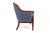 A pair of elegant french bergère armchairs dating to around 1880. The pieces feature a classic, rounded backrest that...