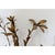 Metal Vintage French Gilded Metal Basket of Flowers Wall Sconce For Sale - Image 7 of 12