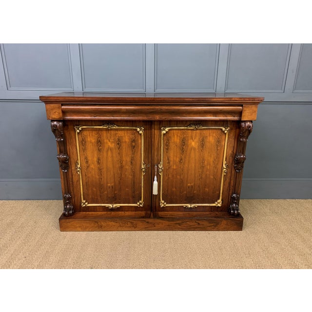 Regency Rosewood Side Cabinet, 1820 For Sale - Image 12 of 18