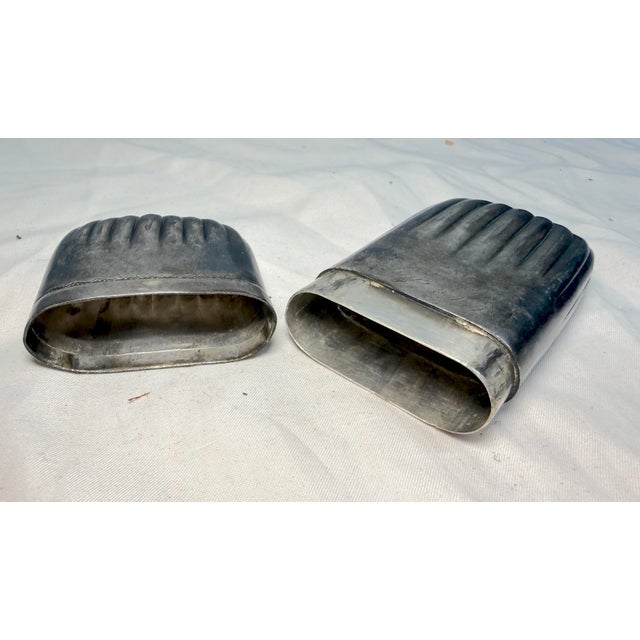 Antique 19th Century Silver-Plate Ribbed 2 Piece Cigarette Cigar Vesta Case Box For Sale - Image 11 of 11