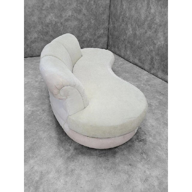 Adrian Pearsall Style Postmodern Kidney Shaped Cloud Sofa for Reupholstery For Sale In Chicago - Image 6 of 9