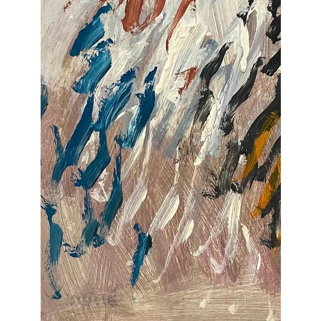 Jean Krille, Landscape 140, Oil on Masonite For Sale - Image 4 of 13