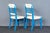 Blue Set of Vintage Art Nouveau Chairs For Sale - Image 8 of 17