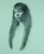 N.Z. by Mark Bradley Schwartz | Charcoal on paper portrait of a woman with long hair For Sale