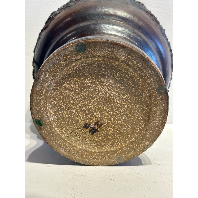 Classical Roman Fused Two Piece Planter Urn With Drain Hole by Pietro Grossi For Sale - Image 3 of 3
