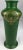 Green Sarreguemines Green and Gold Art Deco Porcelain Vases, France, 1940s For Sale - Image 8 of 8