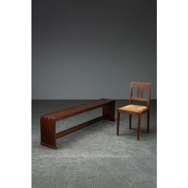 1950s French Modernist Bench, 1950s For Sale - Image 5 of 10