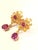 Bochic "Orient" Ruby, Yellow Sapphire Earrings Set 18K Gold & Silver For Sale - Image 11 of 18