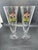 Mid-Century Modern Vintage Equestrian-Inspired Pilsner Glasses For Sale - Image 3 of 3
