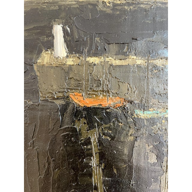 1950s Philippe Bonnet, Port, 1957, Oil on Canvas, Framed For Sale - Image 5 of 10