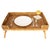 2020s Artifacts Rattan Breakfast Tray/Table in Honey Brown For Sale - Image 5 of 6