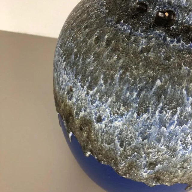 Large Pottery Fat Lava Multicolor 286-42 Vase Made from Scheurich, 1970s For Sale - Image 6 of 14