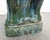 1970's Hollywood Regency Large Green Glaze Ceramic Elephant Symbolizing Good Fortune and Positive Energy For Sale - Image 10 of 14