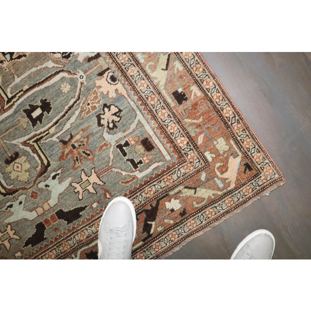 Antique Bidjar Rug - 5'3" x 6'11" For Sale - Image 10 of 11