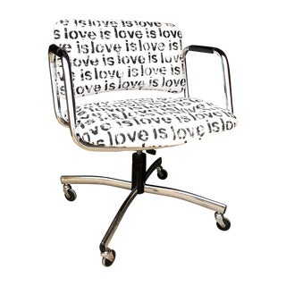 Mid-Century Custom Steelcase Office Chair For Sale