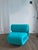 1960s Blue Armchair by Henri Etienne Martin, 1960s For Sale - Image 5 of 10