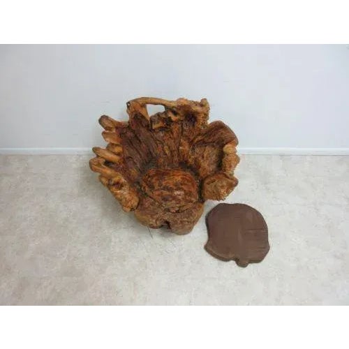 Vintage Mid Century Free Form Live Edge Root Lounge Chair For Sale - Image 4 of 11
