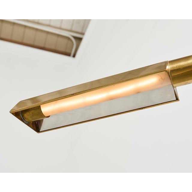 Late 20th Century Late 20th Century Mid-Century Modern Casella Brass Articulated Pharmacy Floor Lamp For Sale - Image 5 of 18