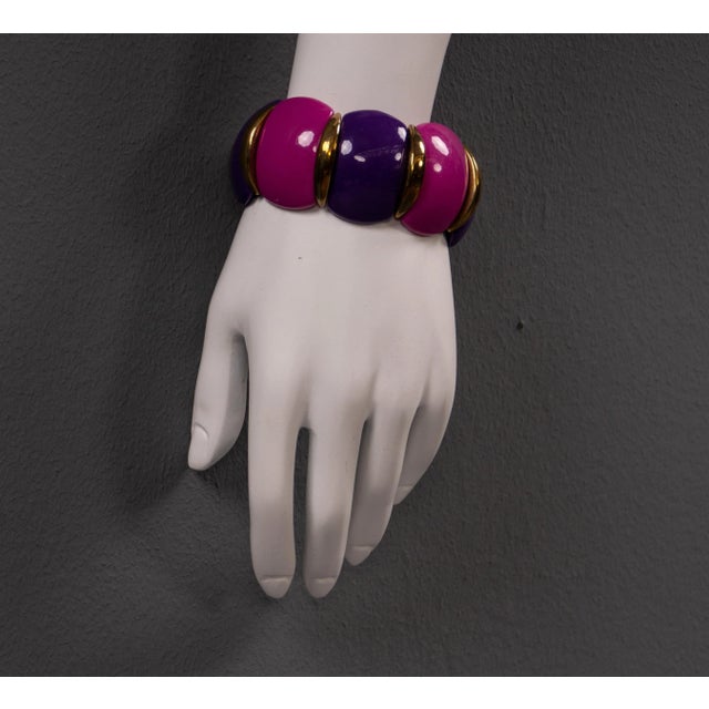 Mid-Century Modern Vintage Hot Bangle, 1980s For Sale - Image 3 of 7