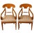 Beige Biedermeier Armchairs in Light Wood, 1800s, Set of 2 For Sale - Image 8 of 8