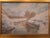 Signed mulhaulp oil painting on canvas depicting a winter snow scene. It does have crackling as you can see by the photos...