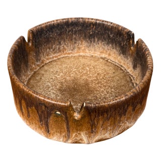 Mid-Century Modern German Studio Pottery Ashtray, 1960s For Sale