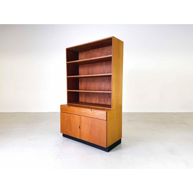 We are offering for sale a beautiful mid-century teak shelf by Bramin from the 1960s. The design comes from Sven Ellekär...