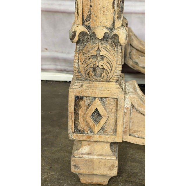 Pair of French Baroque Louis XIV Style Console Tables For Sale - Image 9 of 18