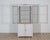 Wood Swedish Late 19th Century Painted Bookcase with Glass Doors For Sale - Image 7 of 8