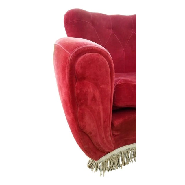 Set of Large Lounge Chairs by Guglielmo Ulrich, 1940s For Sale - Image 4 of 12